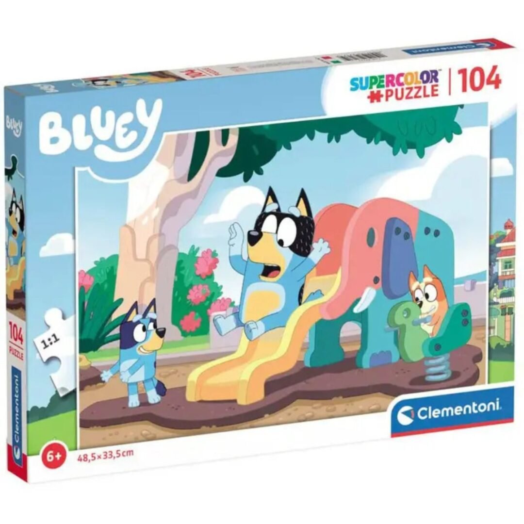 Παιδικό Παζλ Clementoni Bluey Super Color 104 Κομμάτια για 6+ Ετών
