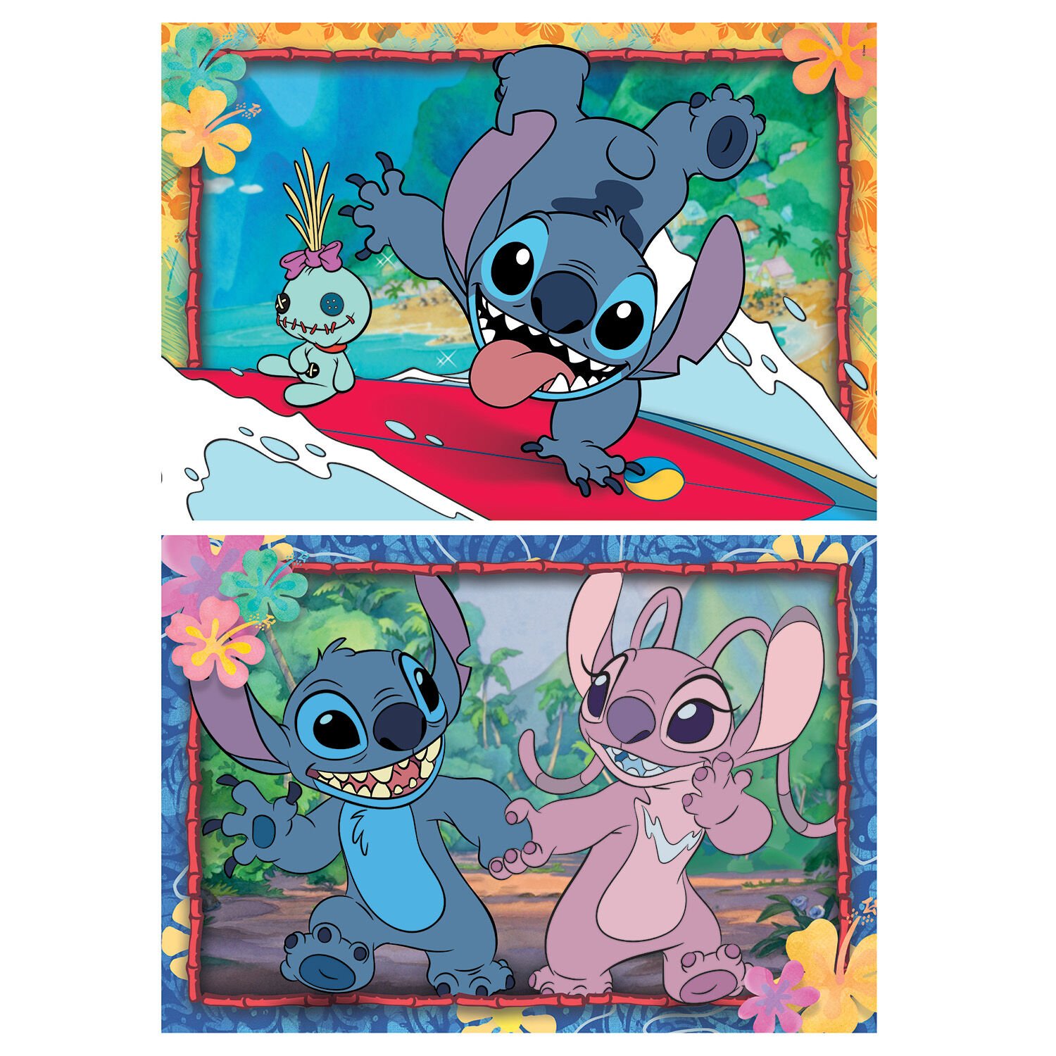 Clementoni Παιδικό Παζλ Super Color Disney Stitch 2x20 τμχ - Image 2