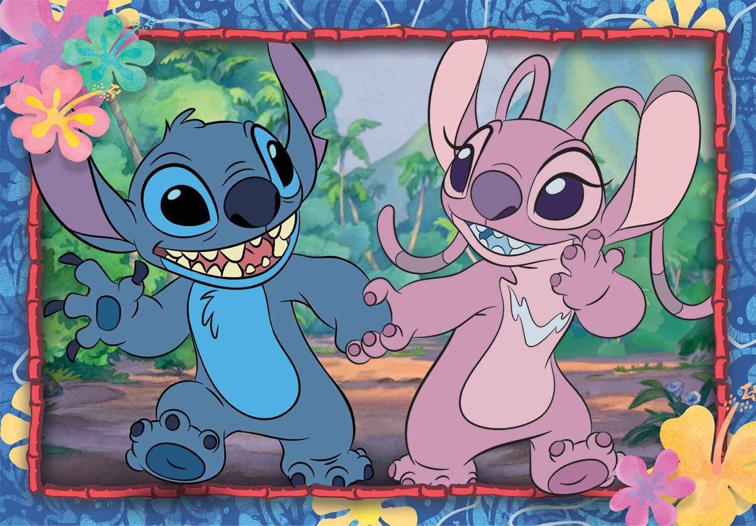 Clementoni Παιδικό Παζλ Super Color Disney Stitch 2x20 τμχ - Image 3