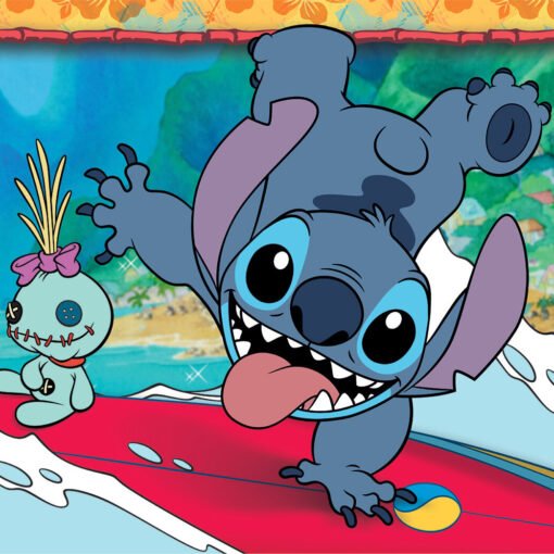 Clementoni Παιδικό Παζλ Super Color Disney Stitch 2x20 τμχ - Image 4