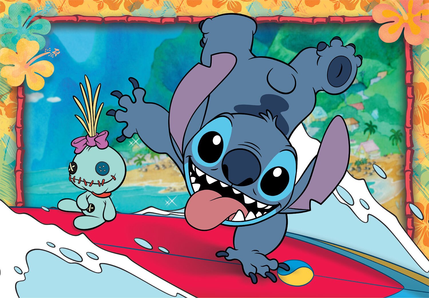 Clementoni Παιδικό Παζλ Super Color Disney Stitch 2x20 τμχ - Image 4
