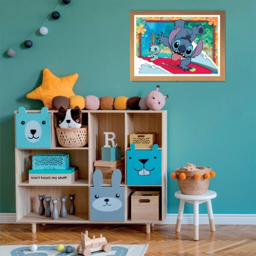 Clementoni Παιδικό Παζλ Super Color Disney Stitch 2x20 τμχ - Image 5