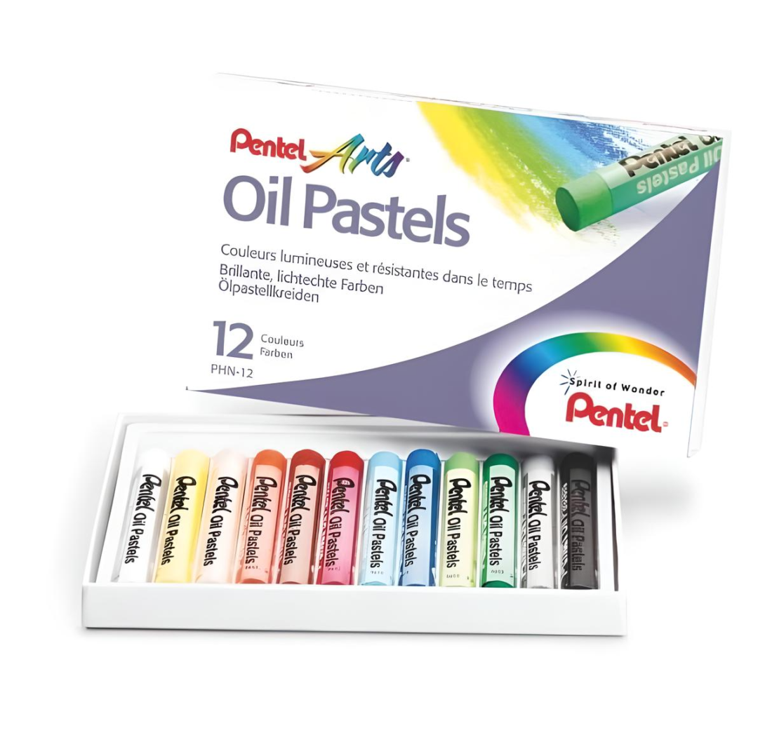 Λαδοπαστέλ (Oil Pastels) Pentel Arts 12τεμ