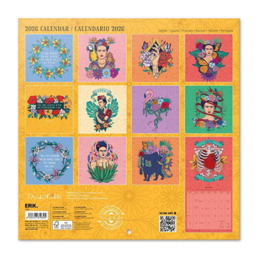 Alternative view of Ημερολόγιο Τοίχου 2026 30X30εκ FRIDA KAHLO
