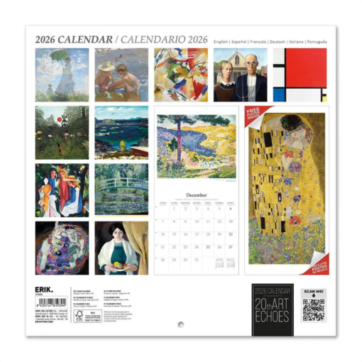 Alternative view of Ημερολόγιο Τοίχου 2026 30X30εκ 20TH ART ECHOES