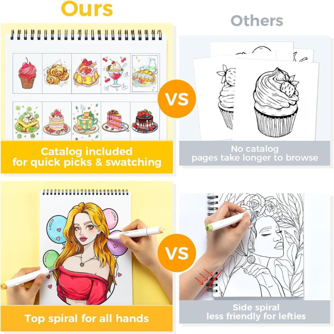 Ohuhu Bleedproof Coloring Book My Simple Pleasure - Image 2