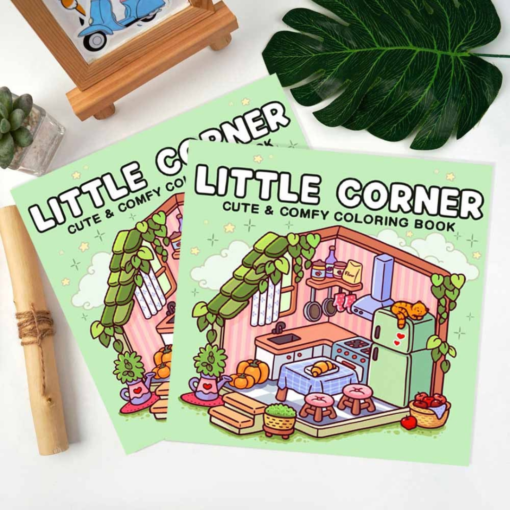 Alternative view of Colouring book Βιβλίο χρωματισμού Γωνία - Little Corner Cute & Comfy