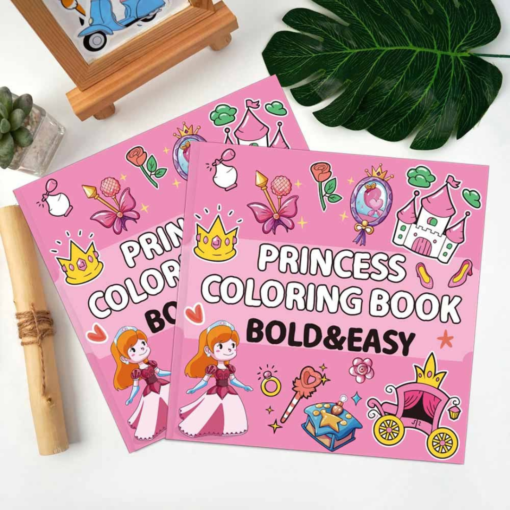 Alternative view of Colouring book Βιβλίο χρωματισμού Πριγκίπισσα - Princess Bold & Easy