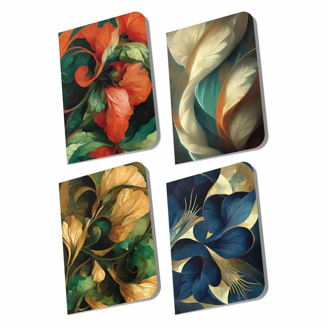 Σημειωματάριο Loginotes PAPER LINE FLOWART, A5/14X20 Soft Touch, 40 φύλλα