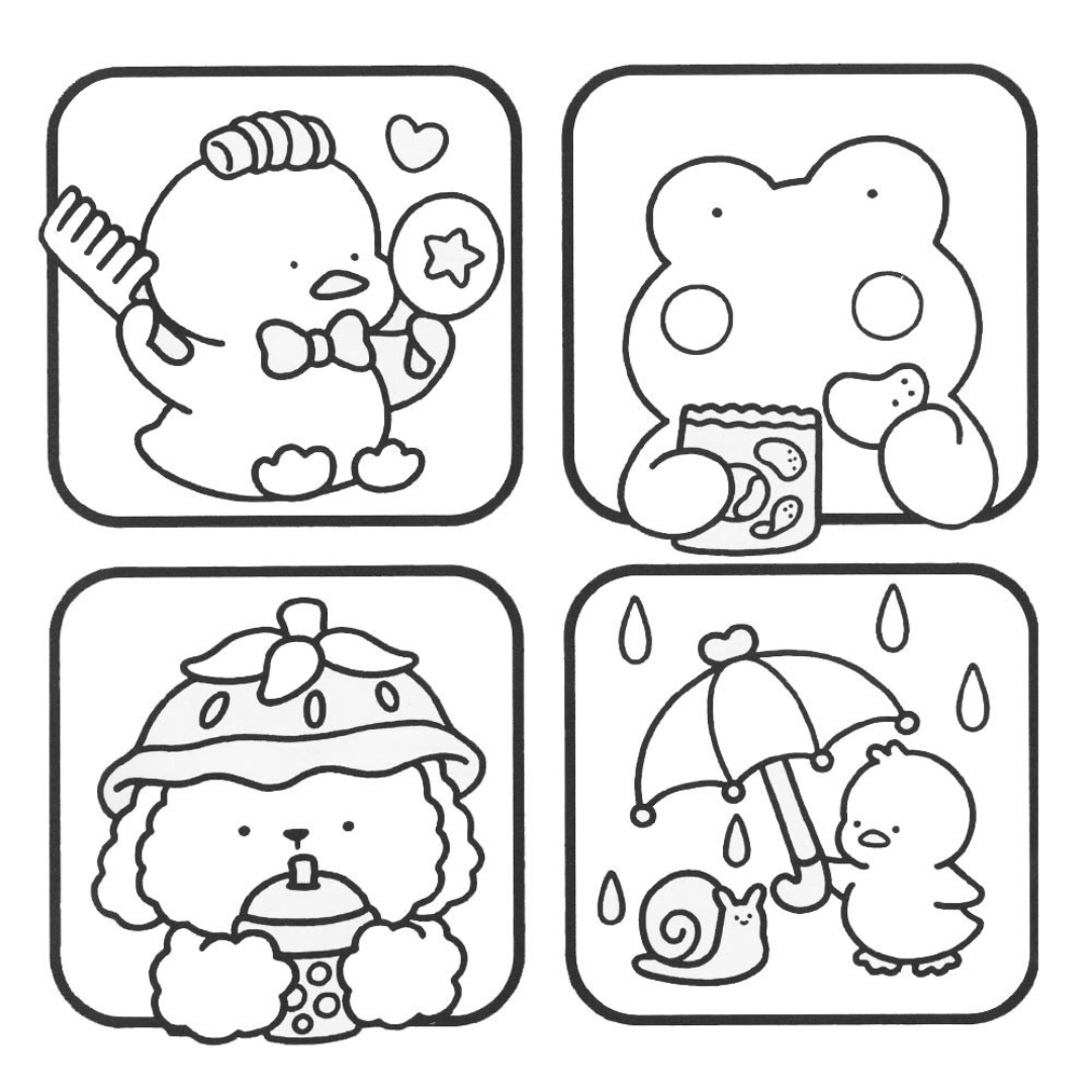 Colouring book Βιβλίο χρωματισμού Μέρες- Comfy Day Cute & Comfy - Image 7