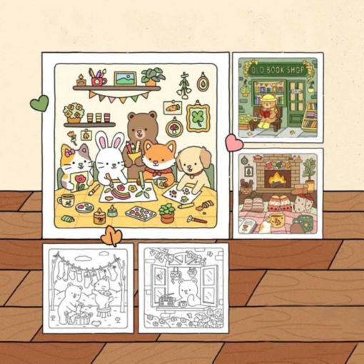 Alternative view of Colouring book Βιβλίο χρωματισμού Fuzz- Fuzzy Hygge