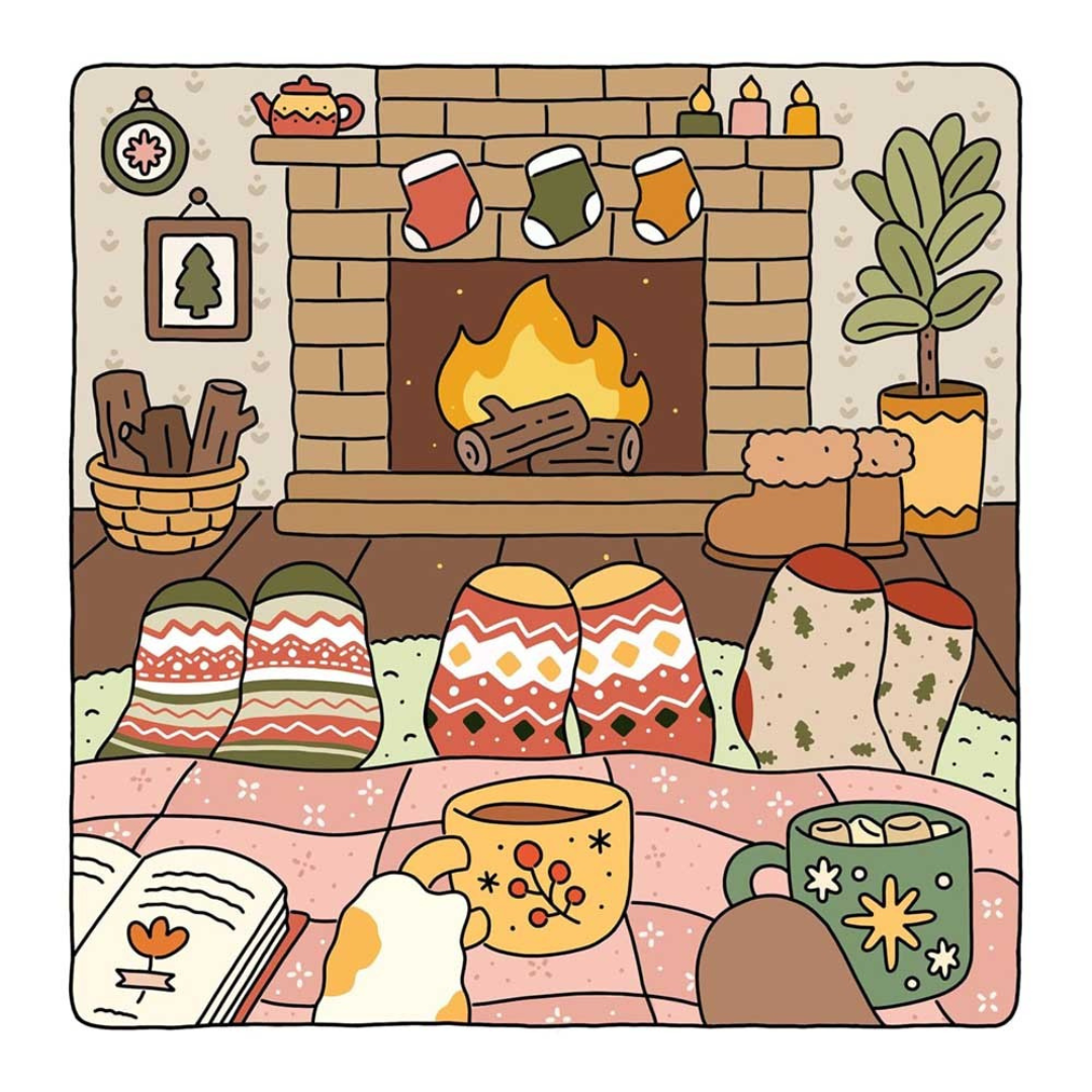 Colouring book Βιβλίο χρωματισμού Fuzz- Fuzzy Hygge - Image 5