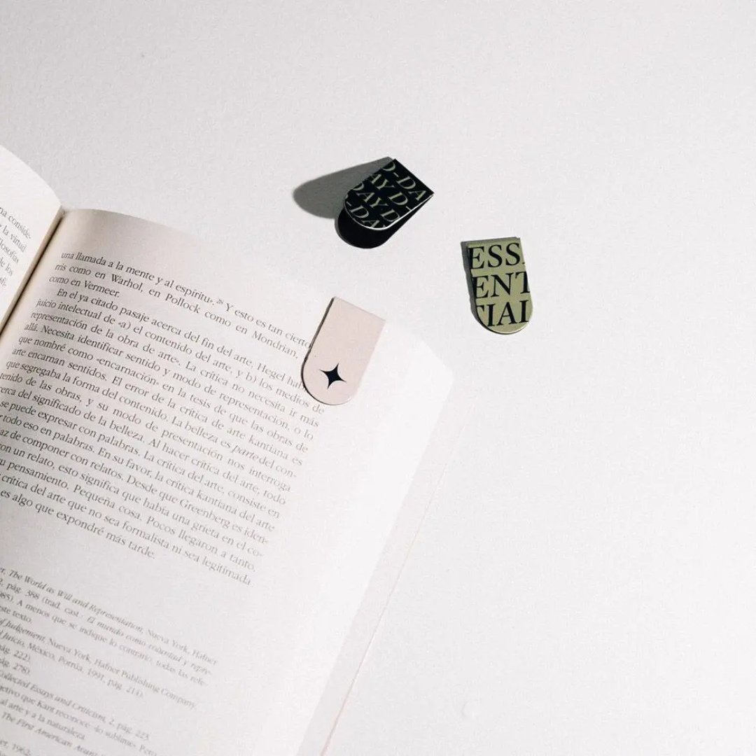 Σετ με 3 Μεταλλικούς Σελιδοδείκτες KOKONOTE BASIC STUDIO Pistachio Pesto - Image 3