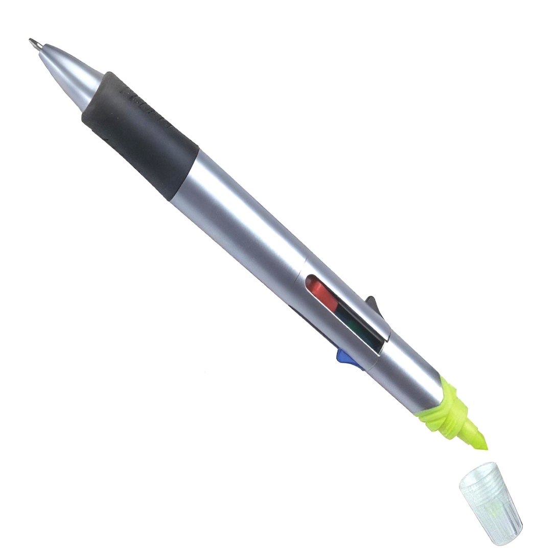 Στυλό με 4χρώματα και μαρκαδόρο υπογράμμισης