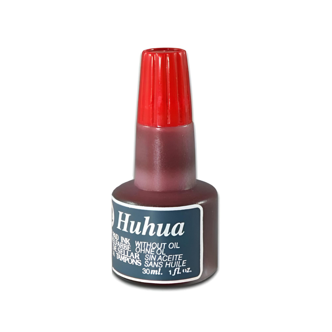 Μελάνι Σφραγίδας Huhua 30ml Κόκκινο