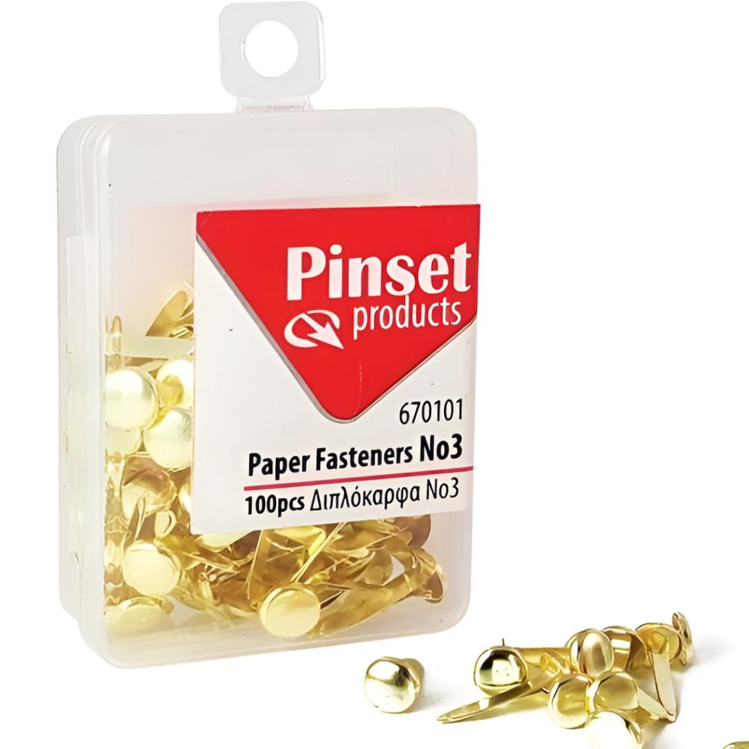 Διπλόκαρφα Pinset +EFO Νο2 100τεμ 1/2" 14mm