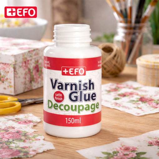 Alternative view of Κόλλα +EFO Varnish Decoupage+Puzzle 170ml