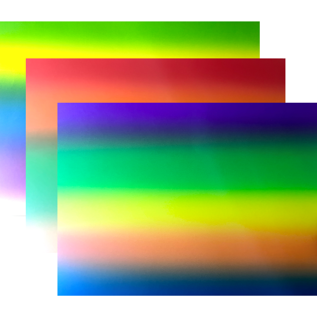 Χαρτόνι Δύο Όψεων "ουράνιο τόξο πολύχρωμο" 50x70εκ.