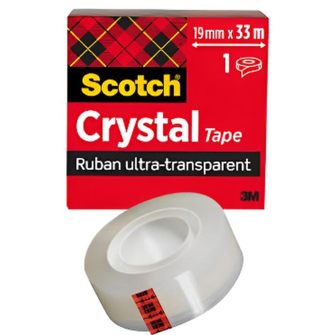 Scotch Κολλητική Ταινία Crystal Clear 600